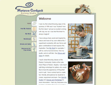 Tablet Screenshot of mariannecordyack.com